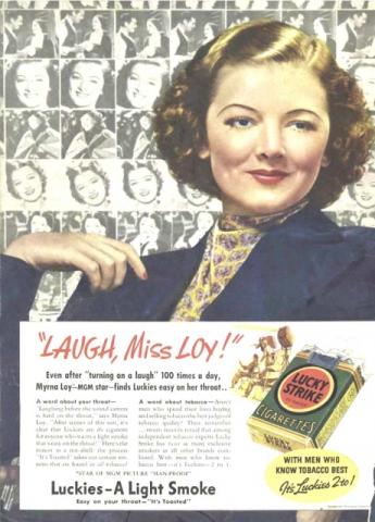 Myrna Loy Ad